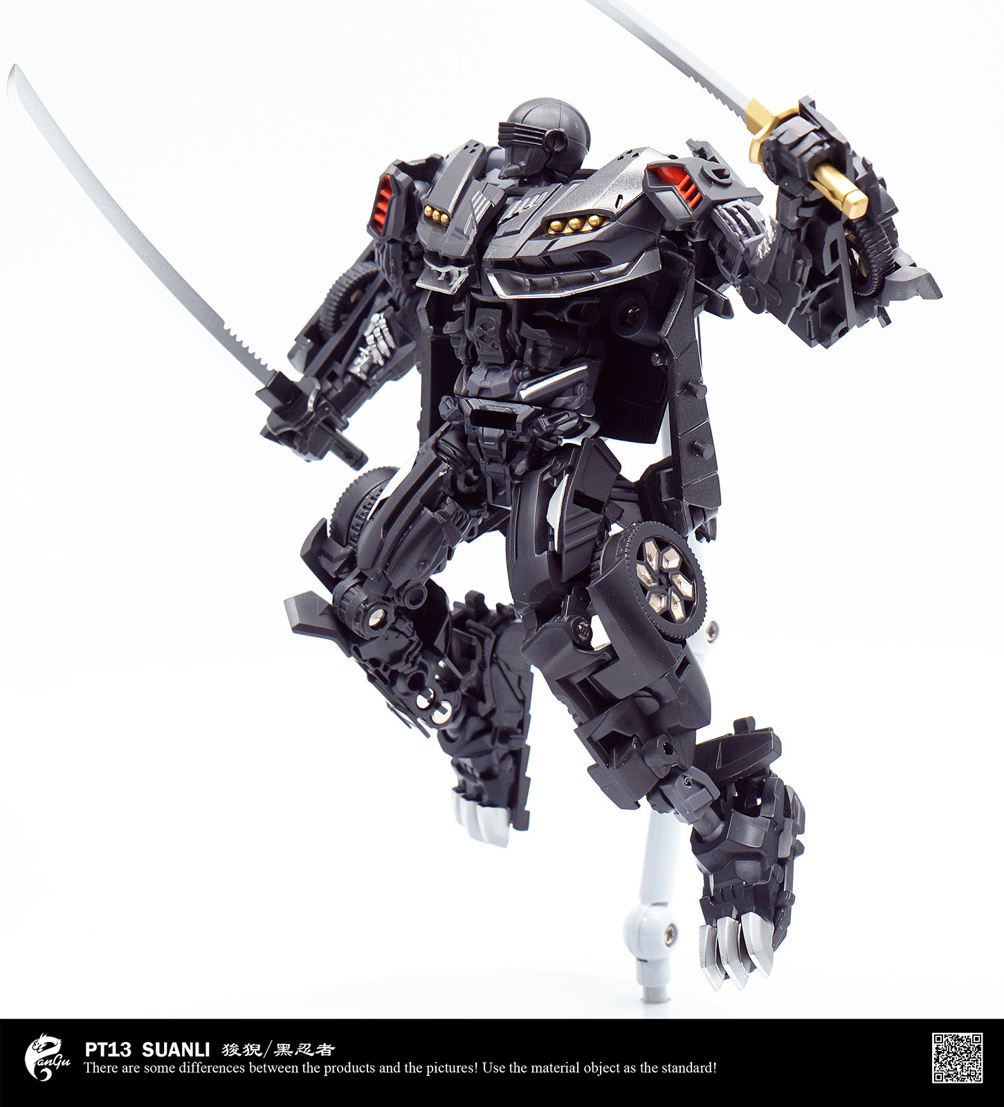 Pangu Toys PT12 Suanli Black Ninja Triple Changer Official